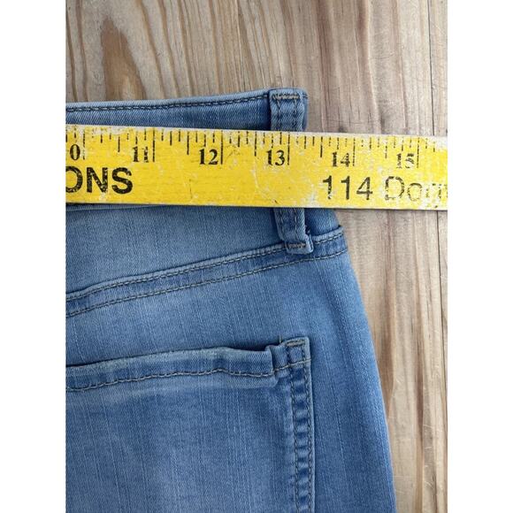 So Blue Destructed Curvy High Rise Jegging Size 9/29 - Picture 7 of 8